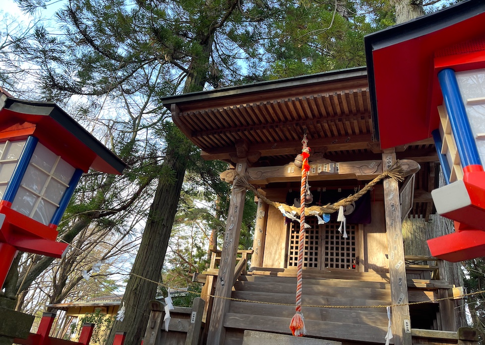 須賀川,牡丹園,稲荷神社